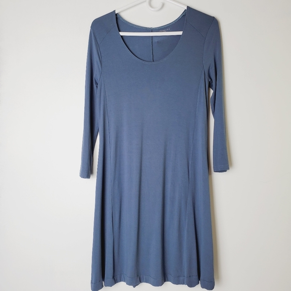 Garnet Hill Stretchy A Line Dress - Picture 1 of 5